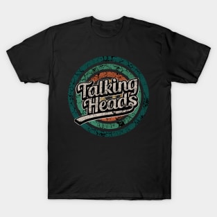 Talking Heads // Retro Circle Crack Vintage T-Shirt